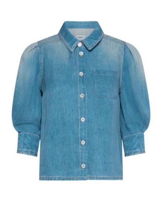 Marella Blue Flowing Viscose Shirt