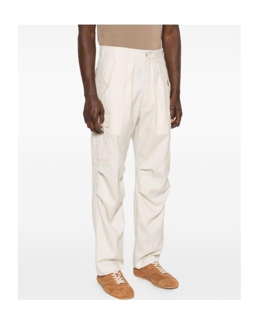 Tom Ford White Casual Pants With Belt Loops for men