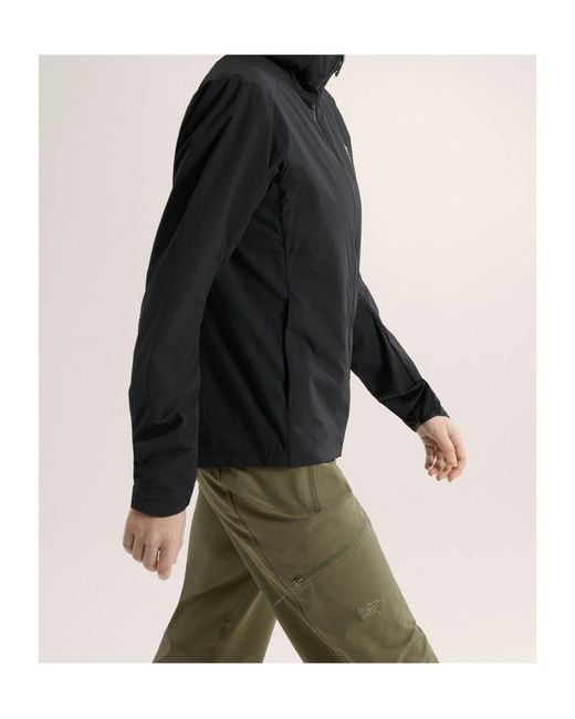 Arc'teryx Black Lightweight Hooded Jacket