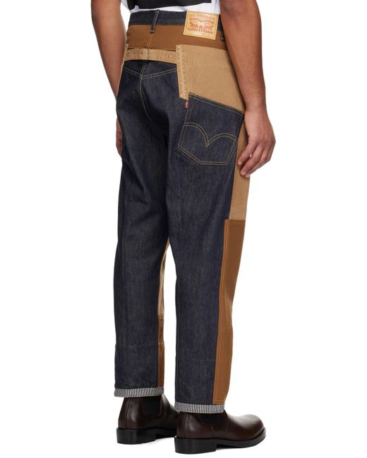 Junya Watanabe Natural Multi-Pocket Patchwork Casual Pants for men
