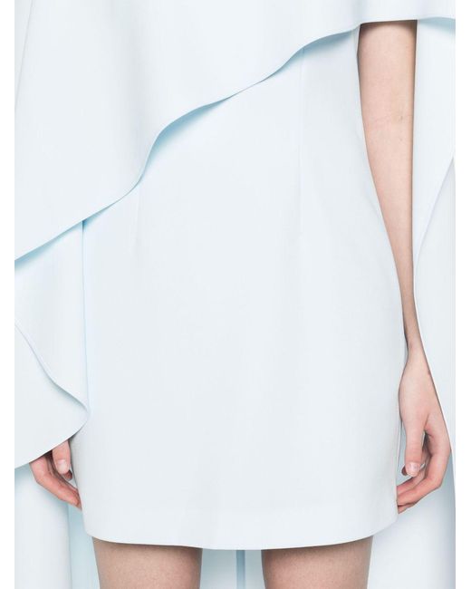 Roland Mouret White Cady Midi Dress
