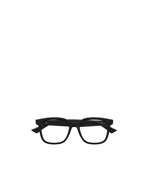 Bottega Veneta White Eyewear Square Frame Glasses for men
