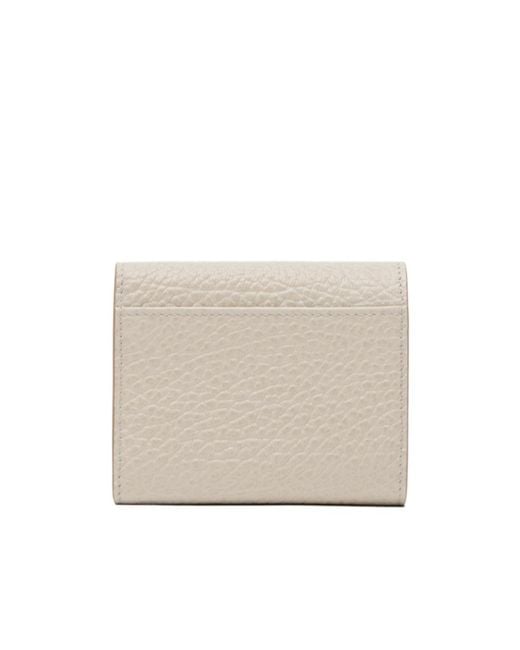 Maison Margiela Natural Four-Stitch Tri-Fold Wallet for men