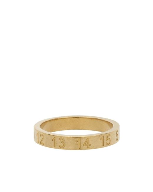 Maison Margiela Natural Numeric Logo Ring for men