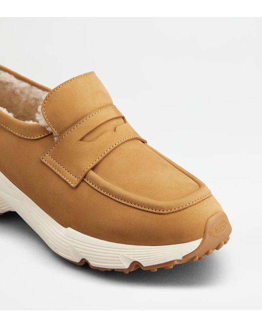 Tod's Natural Sporty Loafers