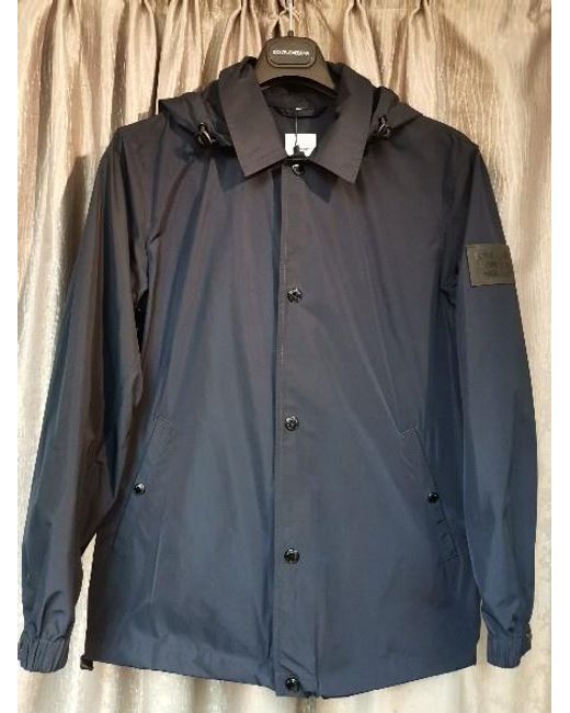 Burberry Blue Detachable Hooded Jacket for men