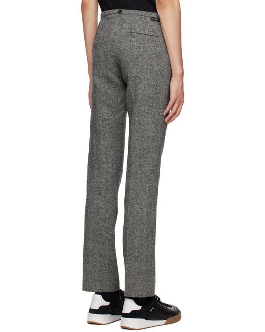 Courreges Gray Tailored Trousers for men
