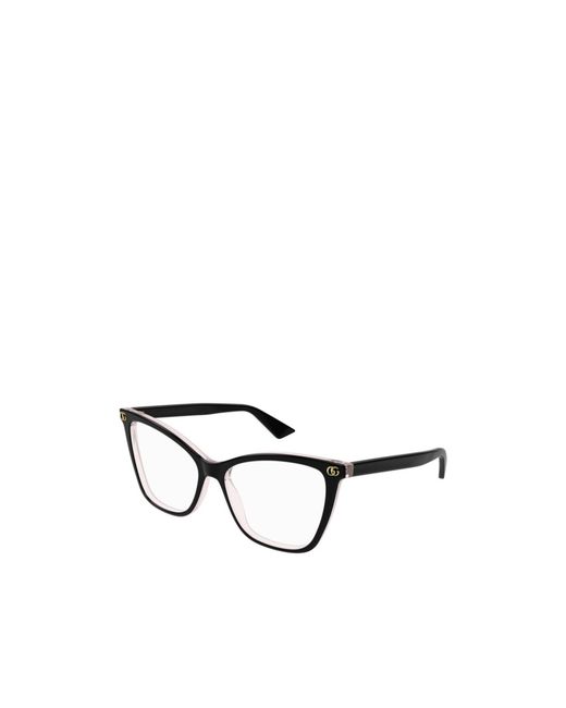 Gucci White Eyewear Cat-Eye Frame Glasses