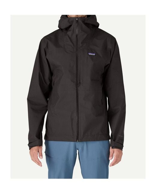 Patagonia Black Hooded Casual Jacket for men