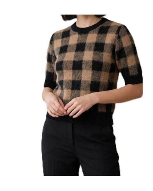 N°21 Black Short-Sleeved Knit Top