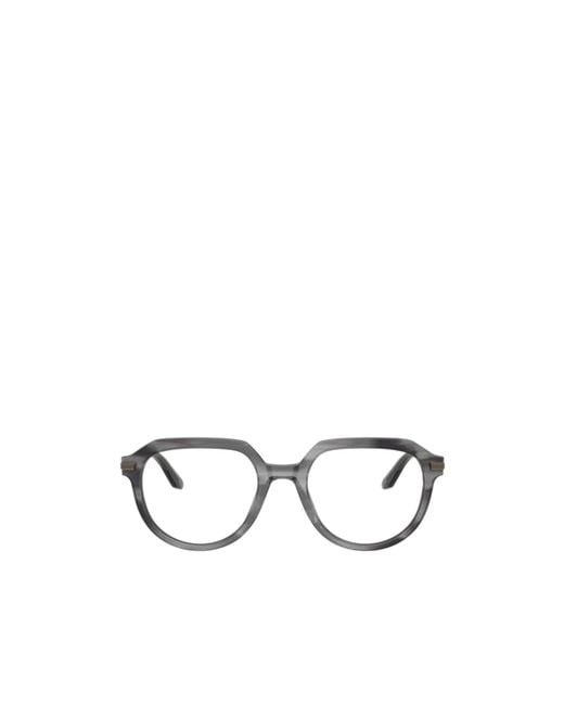 Dolce & Gabbana White Full Frame Plain Mirror for men