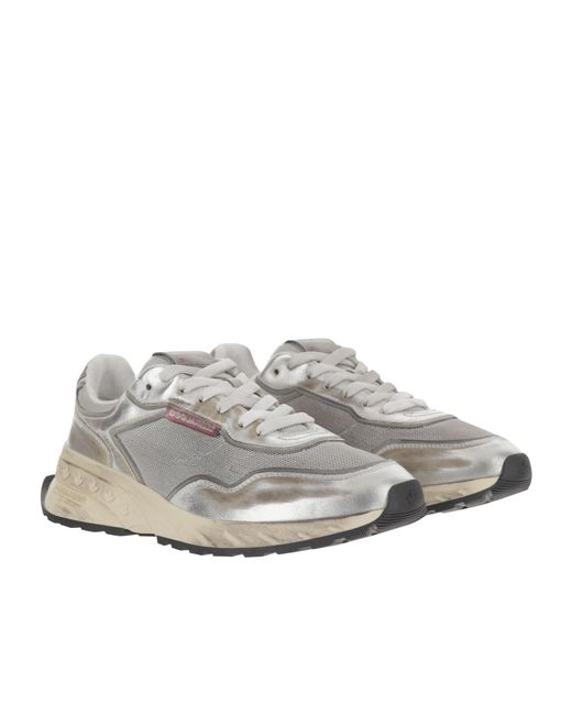 DSquared² Gray Sprinter Lace-Up Sneakers for men