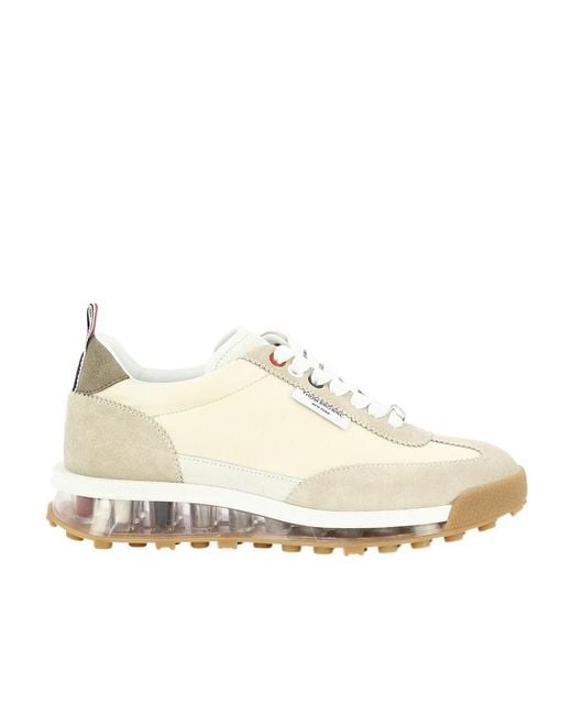 Thom Browne White Tech Runner Sneakers