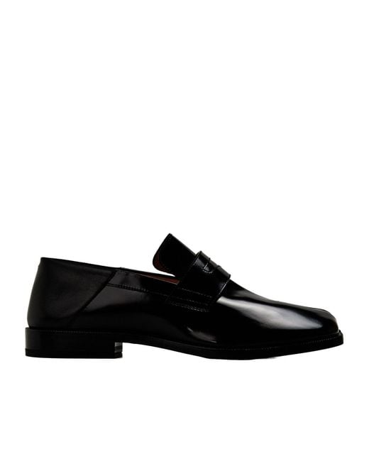 Maison Margiela Black Tabi Slip-On Loafer for men