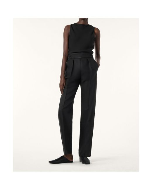 Loro Piana Black Mackenzie Top