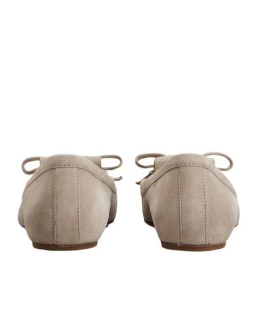 Roger Vivier Brown Virgule Ballerinas