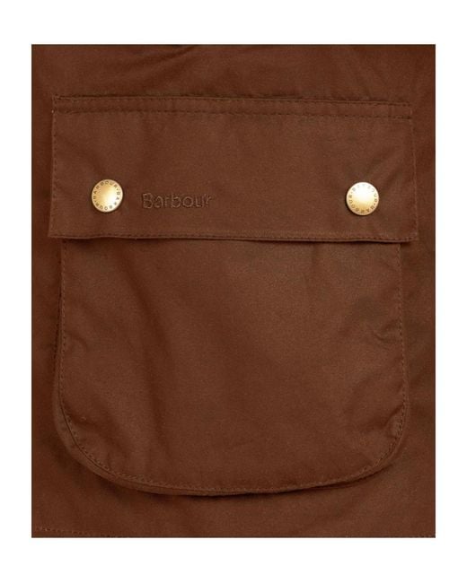 Barbour Brown Ashby Wax Jacket for men