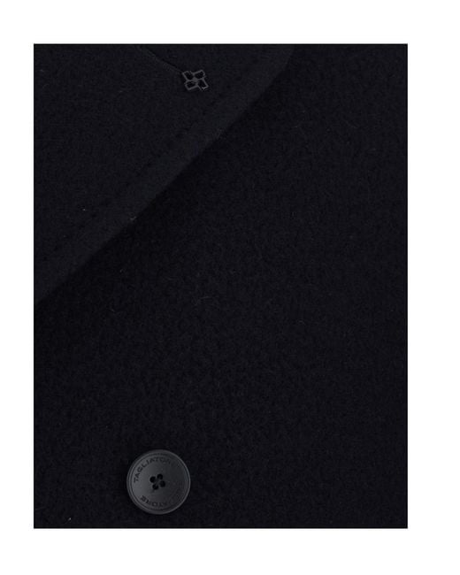Tagliatore Blue Long-Sleeved Coat for men