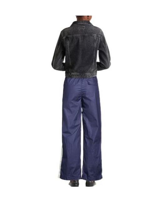 Rag & Bone Blue Solid Casual Trousers