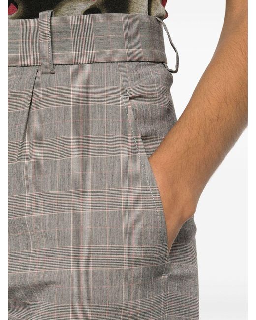 Vivienne Westwood Gray Ray Checked Trousers