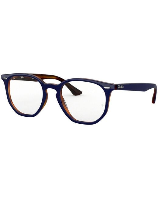 Ray-Ban White Logo Flat Mirror for men