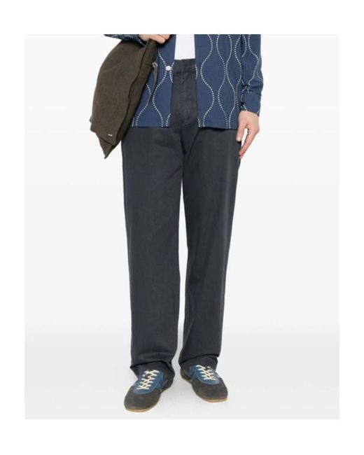 Samsøe & Samsøe Gray Casual Pants With Belt Loops for men