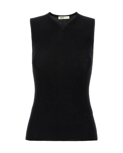 Khaite Black Renato Top