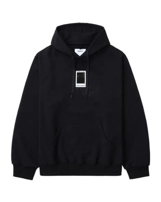 Doublet Blue Long-Sleeved Hooded Sweatshirt for men