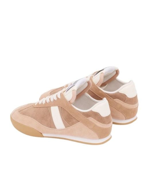 Chloé Pink Chloé Kick Lace-Up Sneakers