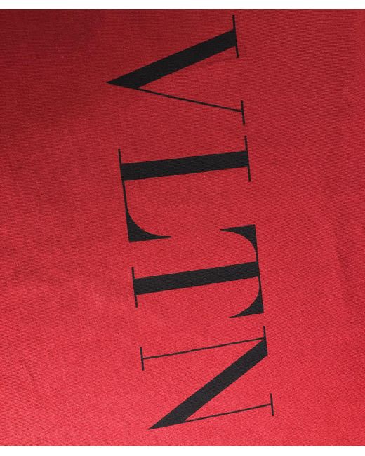 Valentino Red Vltn Logo T-Shirt