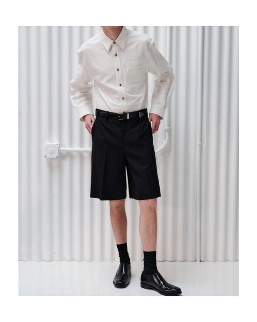 Helmut Lang Black Wardrobe Shorts for men