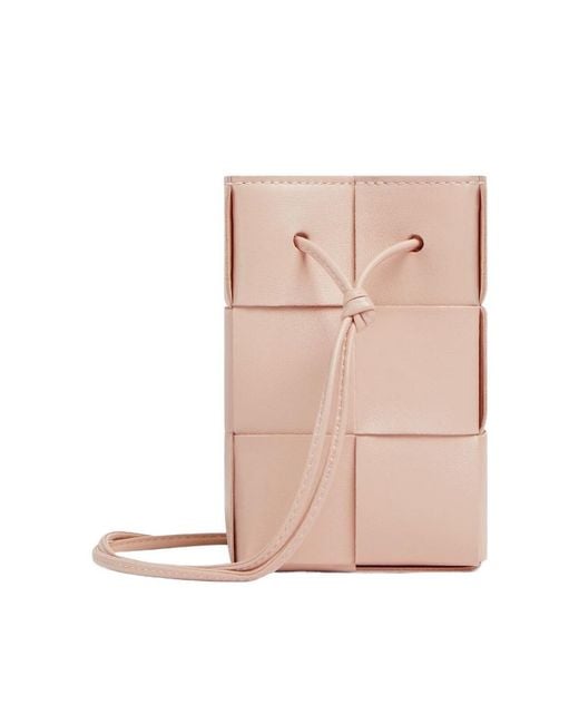 Bottega Veneta Pink Cassette Mini Bucket Bag