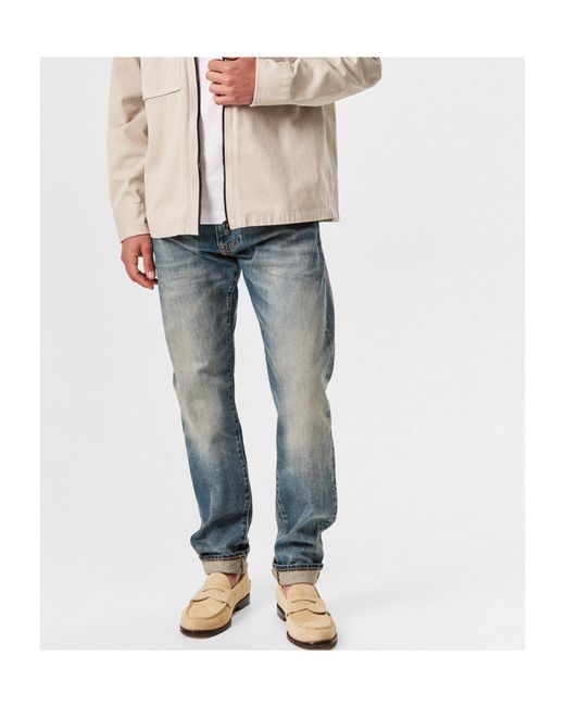 Boss Blue Leg Jeans for men