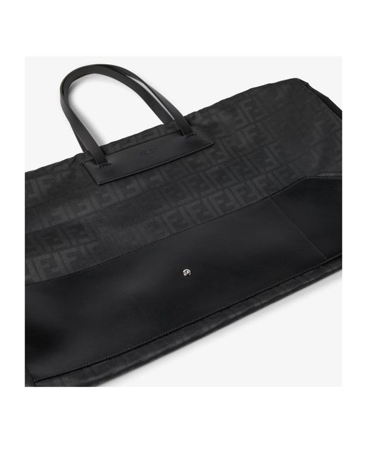 Fendi Black Ff Light Duffle for men