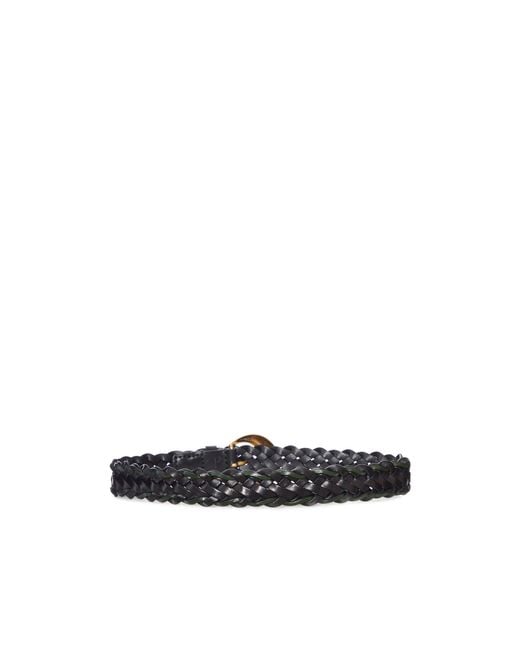 Etro White Buckle Belt