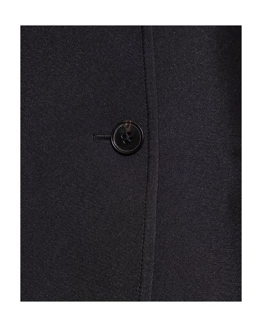 Jil Sander Blue Long-Sleeved Single-Breasted Blazer