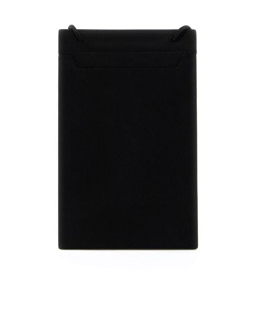 Saint Laurent Black Paris Zip Detailed Card Holder for men