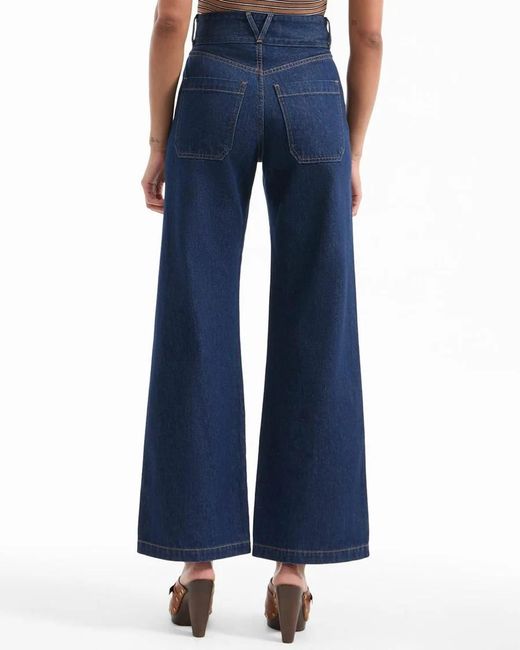 Veronica Beard Blue Taylor High Rise Jeans