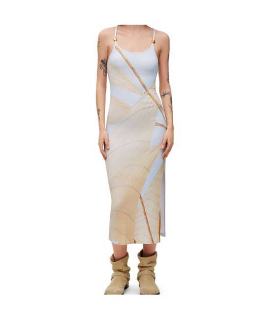 Loewe White Strappy Dress