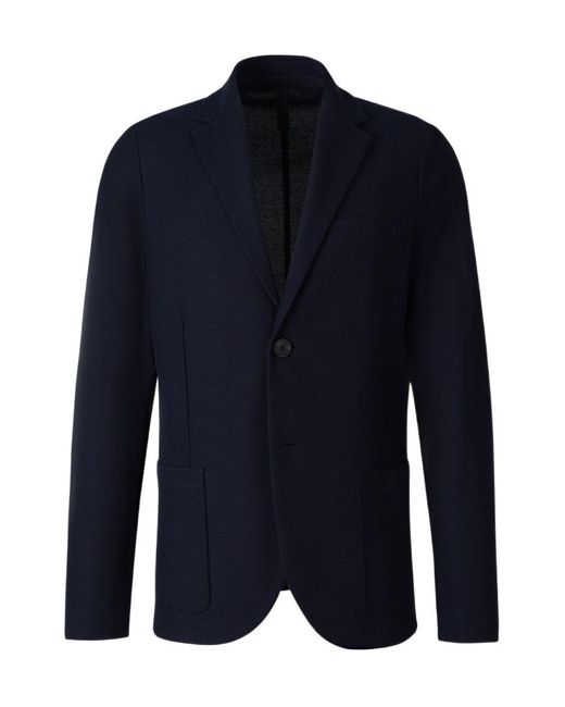 Harris Wharf London Blue Single Breasted Tailored Blazer for men