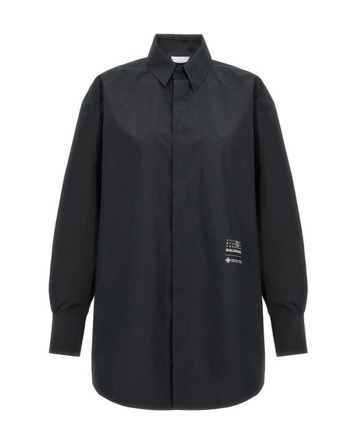 MM6 MAISON MARGIELA X SALOMON Blue Numeric-Printed Long-Sleeved Shirt