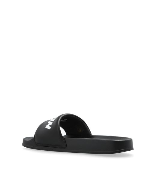 DSquared² White Logo Printed Slides
