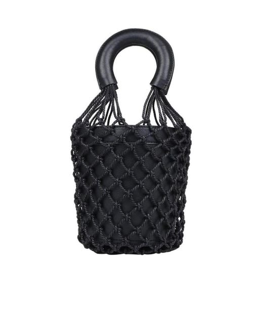Staud Black Bonsai 20 Bucket Bag