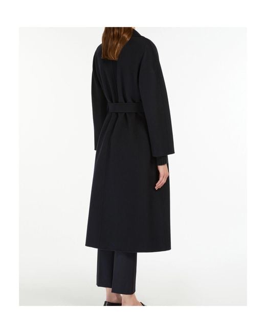 Max Mara Black 'S Esturia Belted Coat