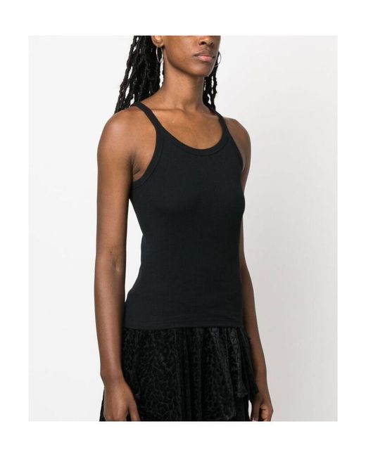 IRO Black Thin Shoulder Strap Vest