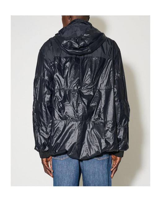 Our Legacy Black Exhale Panelled Puffer Jacket for men