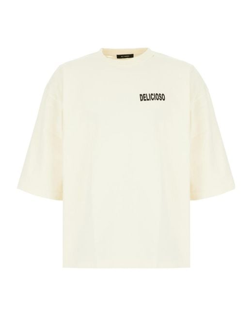 Willy Chavarria White Willys Taco Shop Oversized T-Shirt for men
