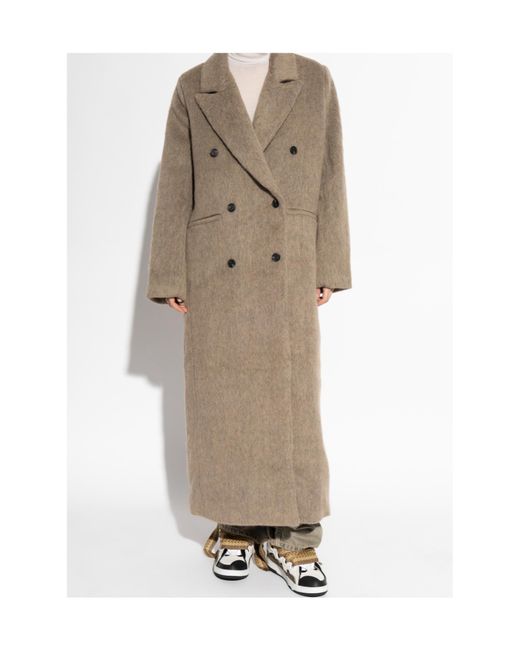 Samsøe & Samsøe Natural Sajilla Double-Breasted Coat