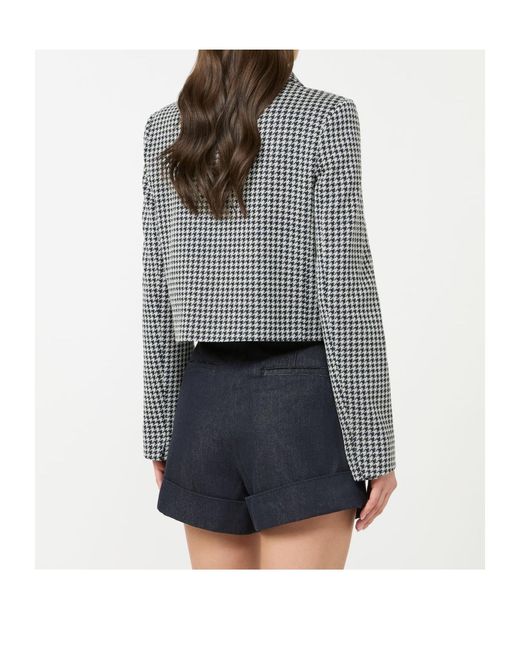 Max Mara Gray Long-Sleeve Casual Jacket