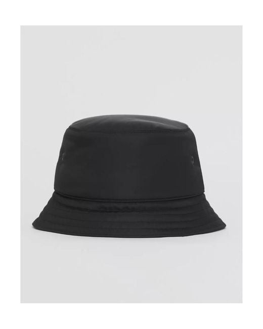 Burberry Black Horseferry Printed Bucket Hat for men